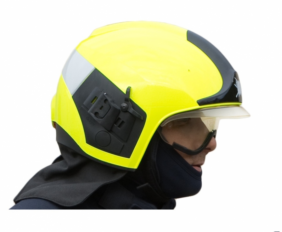 Zásahová přilba Dräger HPS7000 PRO H1 žlutá fluorescenční